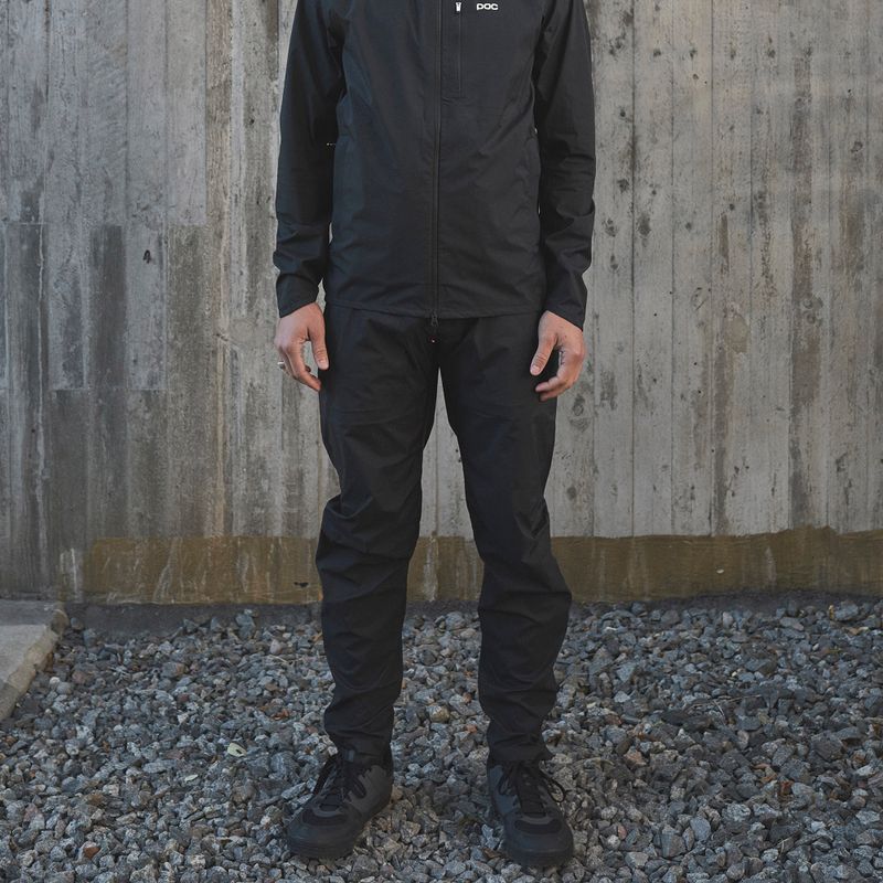 Spodnie rowerowe męskie POC Motion Rain uranium black 8