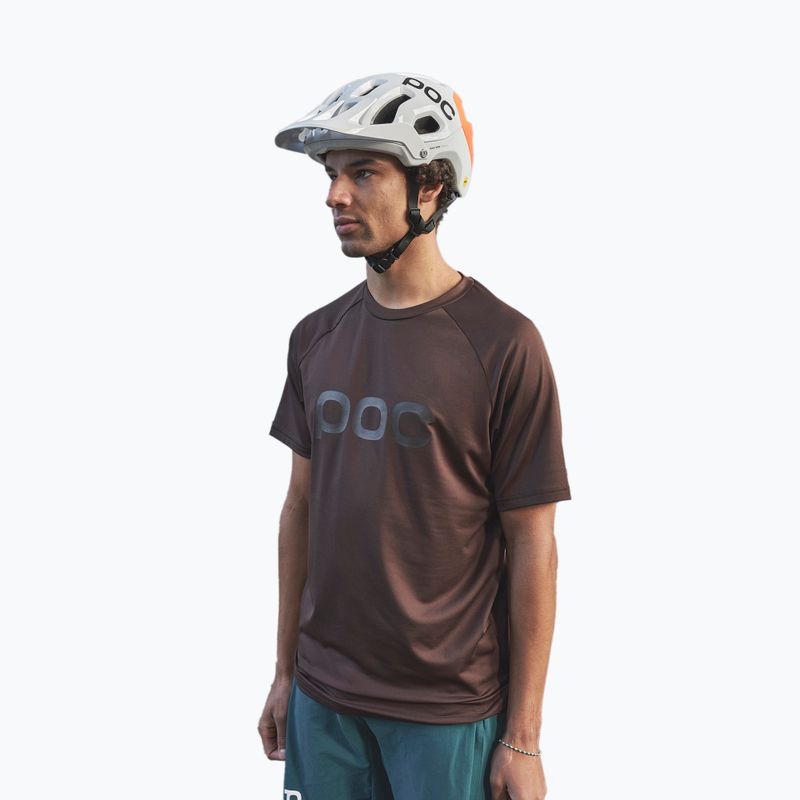 Koszulka rowerowa męska POC Reform Enduro Tee axinite brown 2