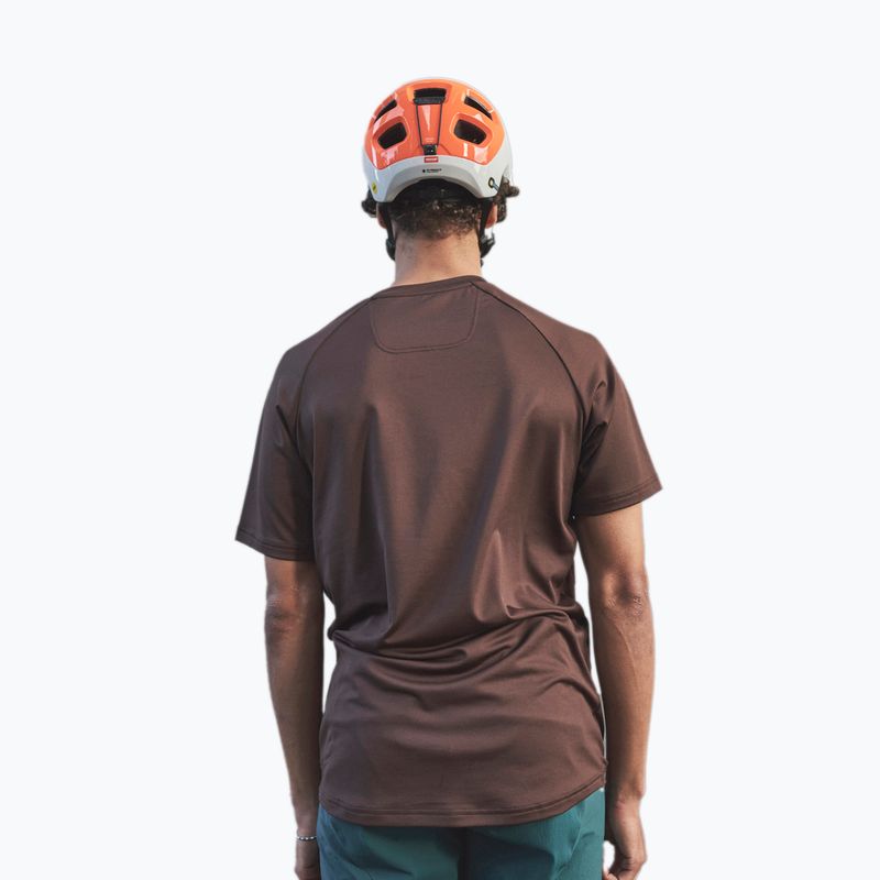 Koszulka rowerowa męska POC Reform Enduro Tee axinite brown 3