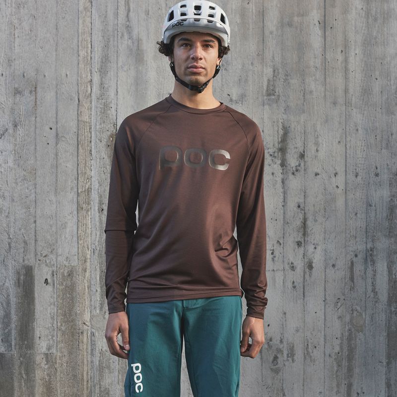 Longsleeve rowerowy męski POC Reform Enduro Jersey axinite brown 5