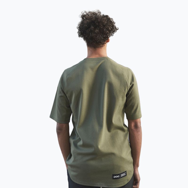 Koszulka męska POC Poise epidote green 2