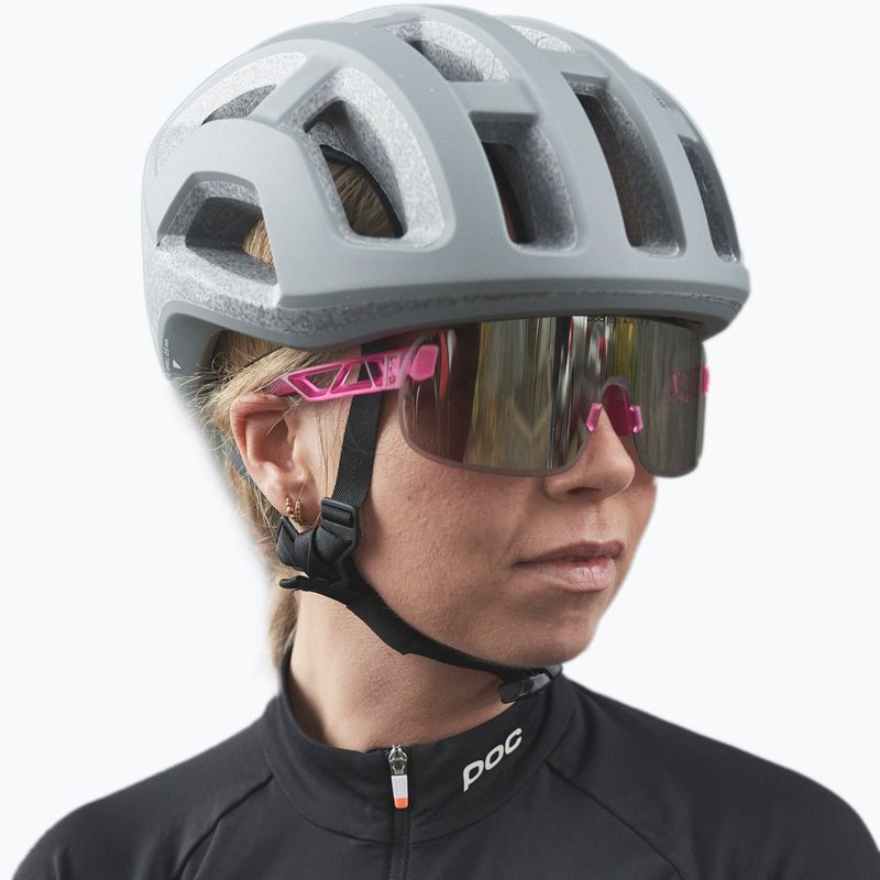 Okulary przeciwsłoneczne POC Elicit actinium pink translucent/clarity road silver 5
