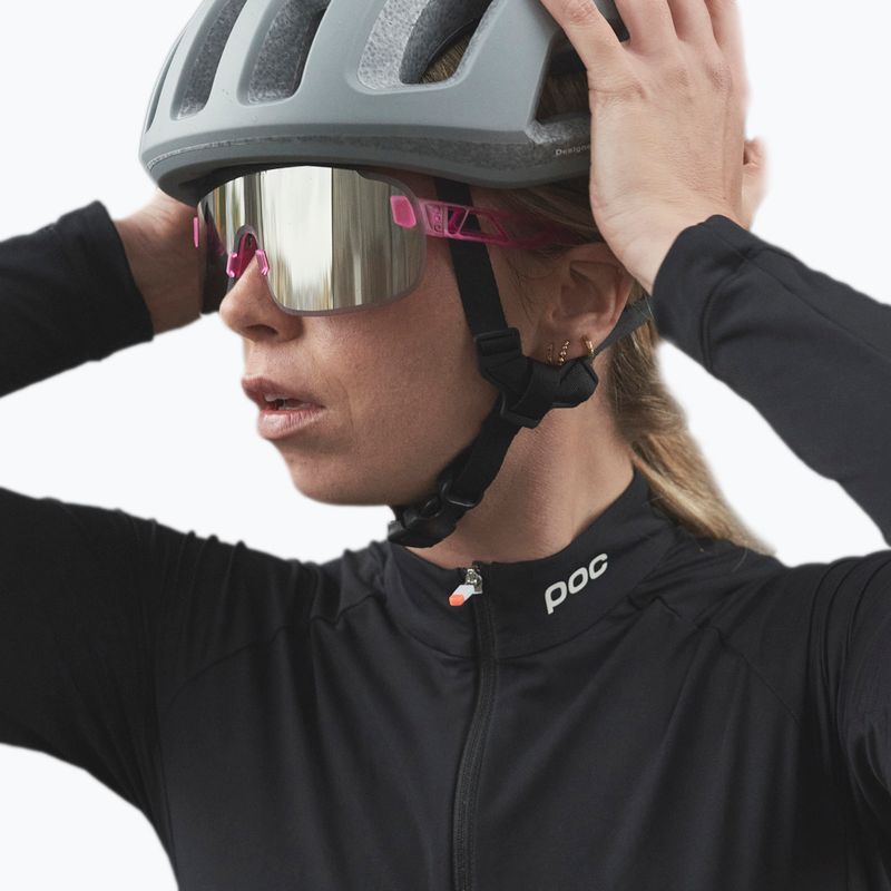 Okulary przeciwsłoneczne POC Elicit actinium pink translucent/clarity road silver 6