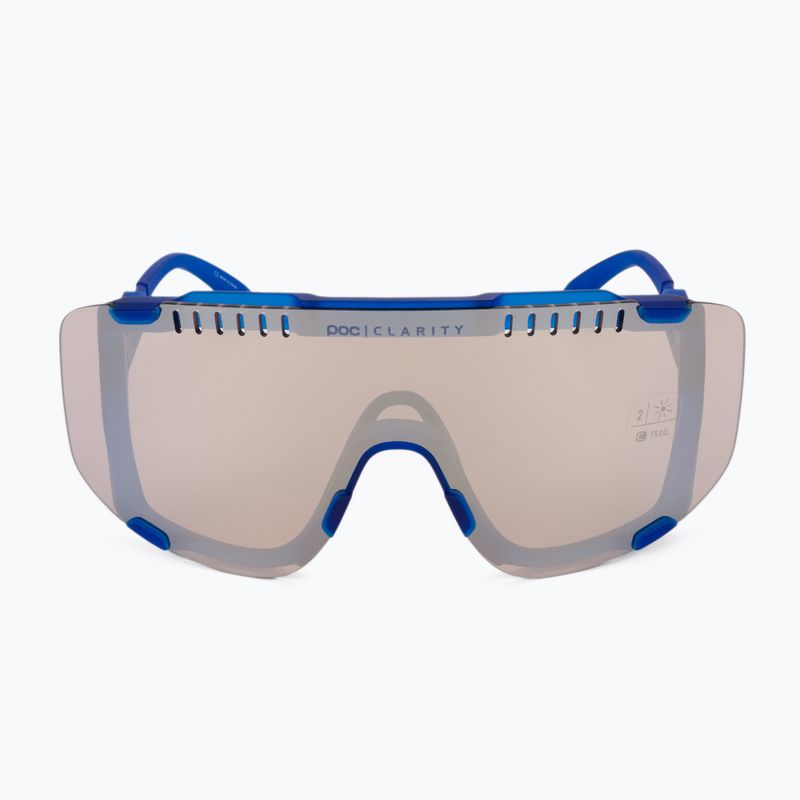 Okulary przeciwsłoneczne POC Devour opal blue translucent/clarity trail silver 4