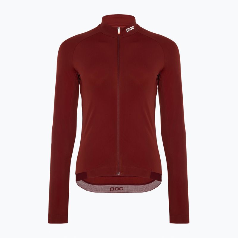 Longsleeve rowerowy damski POC Ambient Thermal Jersey W garnet red 5