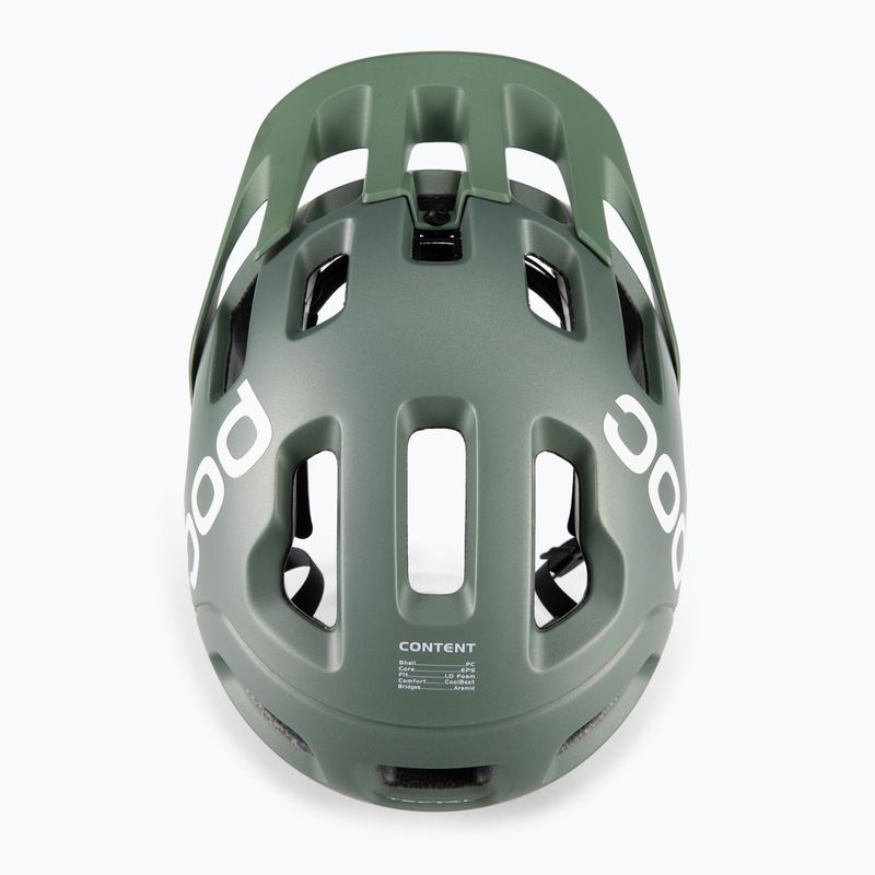 Kask rowerowy POC Tectal epidote green metallic/matt 5