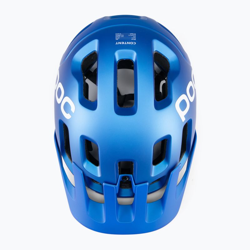 Kask rowerowy POC Tectal opal blue metallic/matt 4