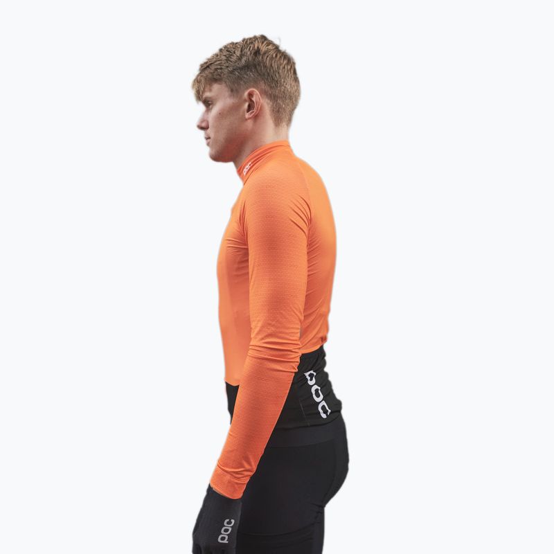 Longsleeve rowerowy męski POC Essential Road poc o zink orange 2