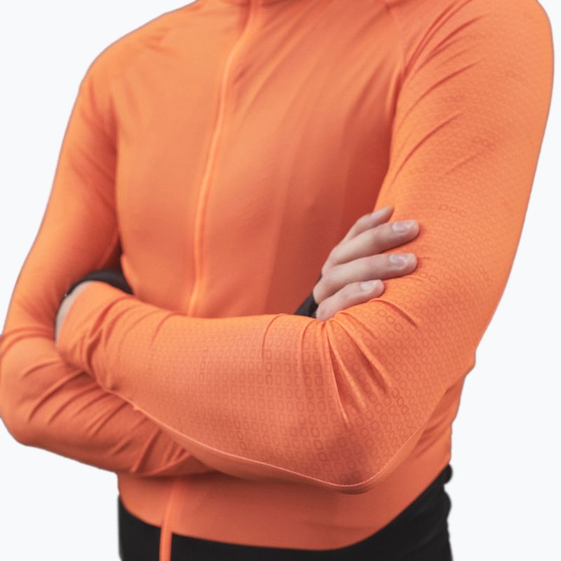 Longsleeve rowerowy męski POC Essential Road poc o zink orange 3