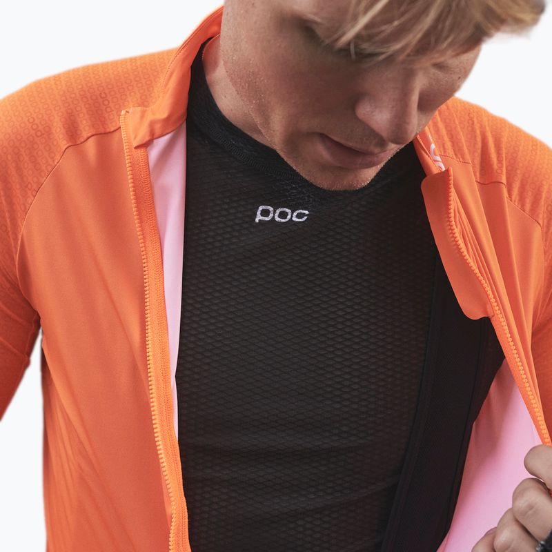 Longsleeve rowerowy męski POC Essential Road poc o zink orange 4