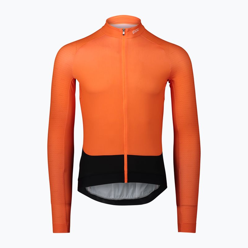 Longsleeve rowerowy męski POC Essential Road poc o zink orange 6