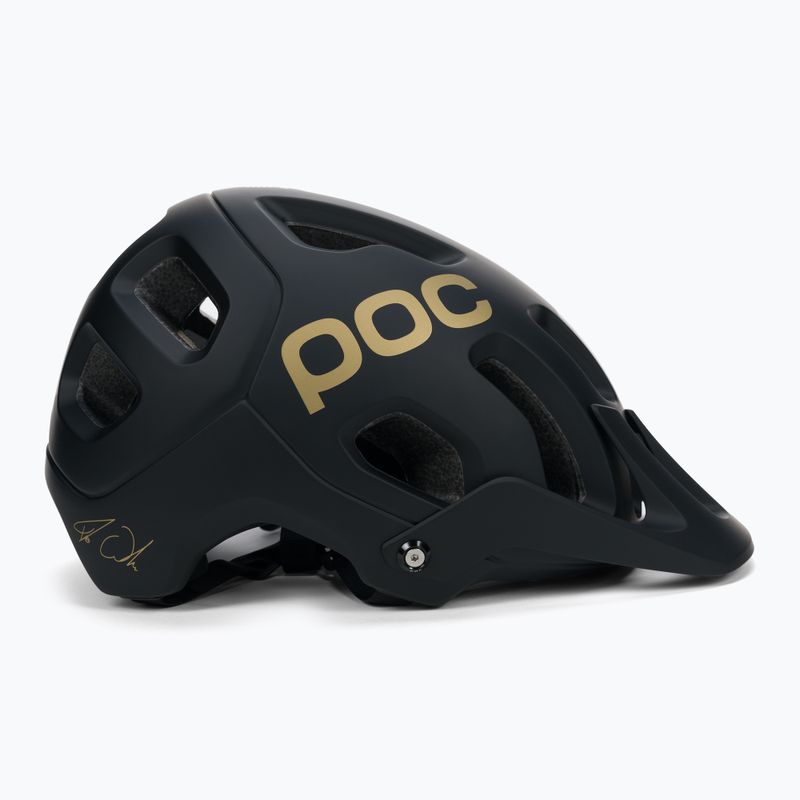 Kask rowerowy POC Tectal Fabio Ed. uranium black matt/gold 3