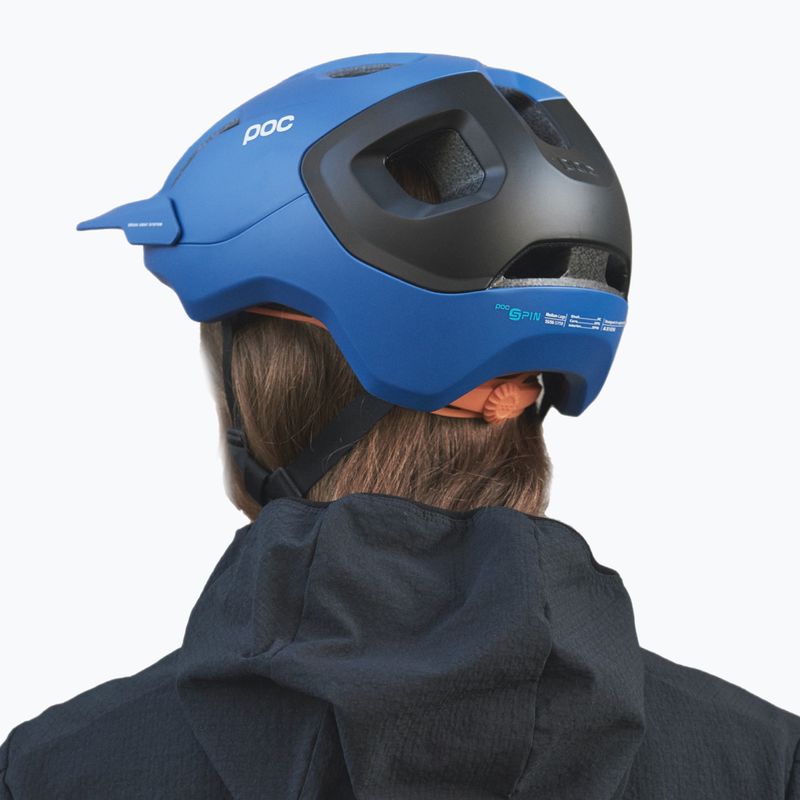 Kask rowerowy POC Axion SPIN natrium blue matt 10