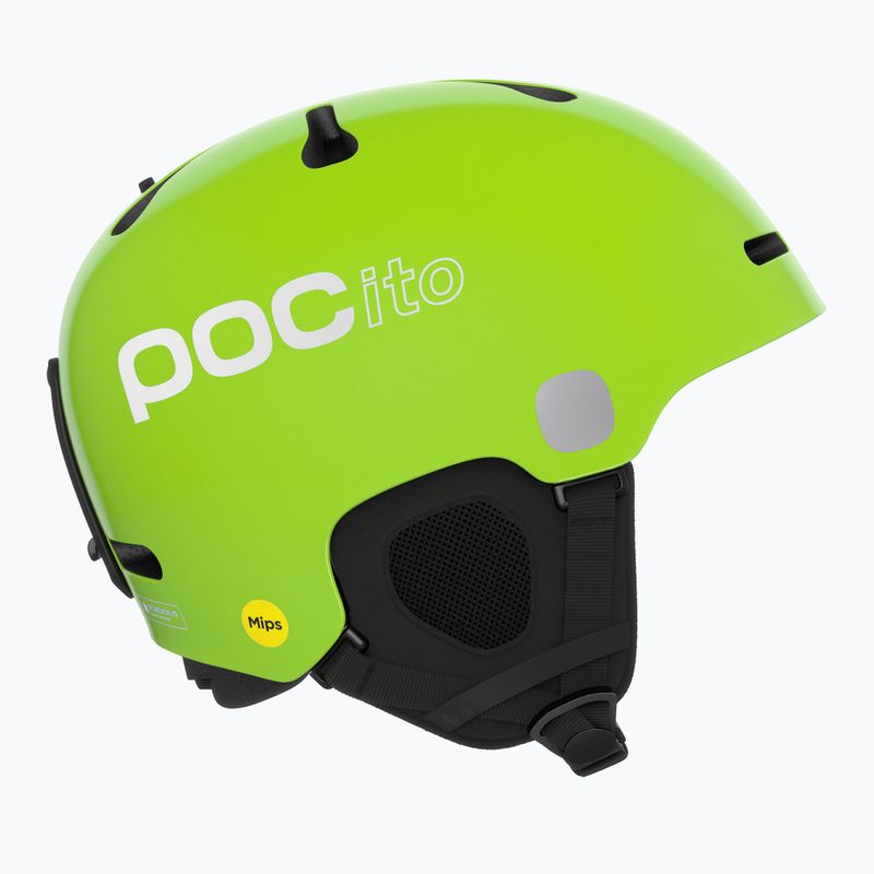 Kask narciarski dziecięcy POC POCito Fornix MIPS fluorescent yellow/green 11