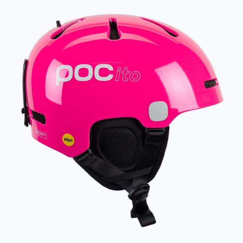 Kask narciarski dziecięcy POC Pocito Fornix MIPS Jr fluorescent pink 9085 4