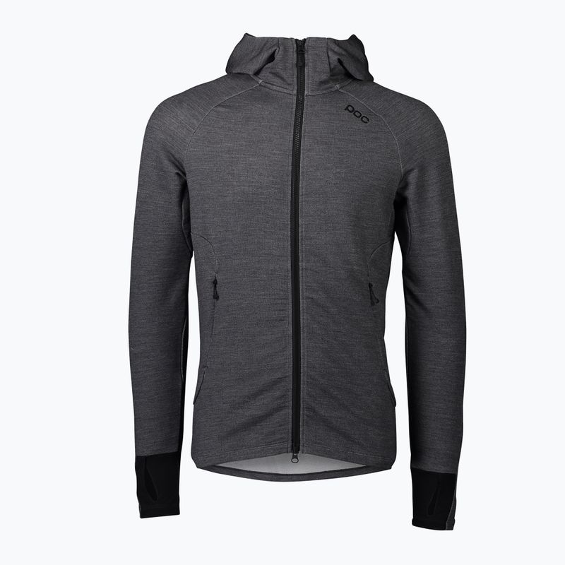 Bluza męska POC Merino Zip Hood sylvanite grey melange 5