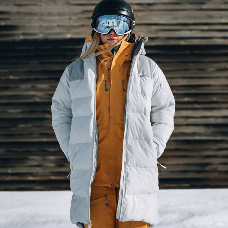 Płaszcz puchowy damski POC Loft Parka W granite grey 13