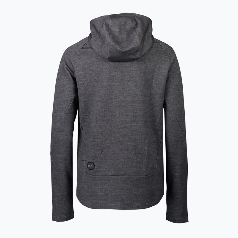 Bluza damska POC Light Merino Hood W sylvanite grey melange 2