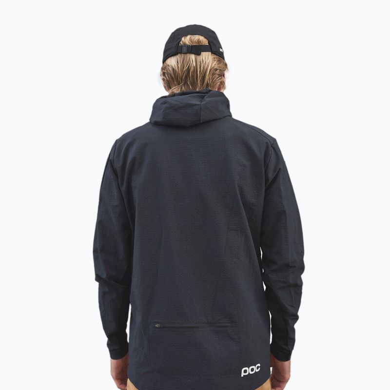 Bluza rowerowa męska POC Mantle Thermal Hoodie uranium black 2