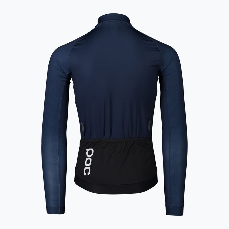 Longsleeve rowerowy męski POC Essential Road poc o turmaline navy 2