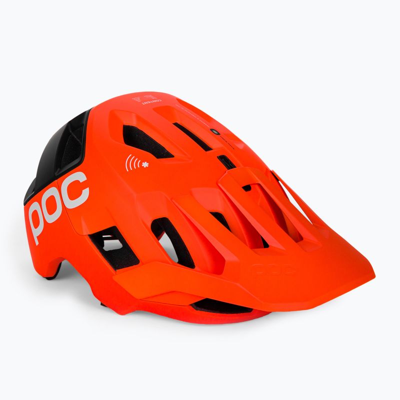 Kask rowerowy POC Kortal Race MIPS fluorescent orange/uranium/black matt