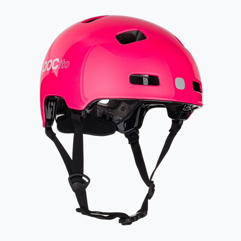 Kask rowerowy dziecięcy POC Pocito Crane MIPS Jr 10570 fluorescent pink