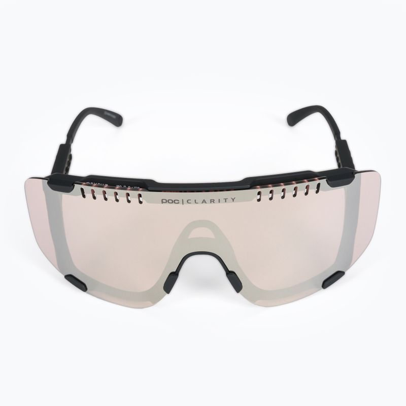 Okulary przeciwsłoneczne POC Devour uranium black/clarity trail silver 3