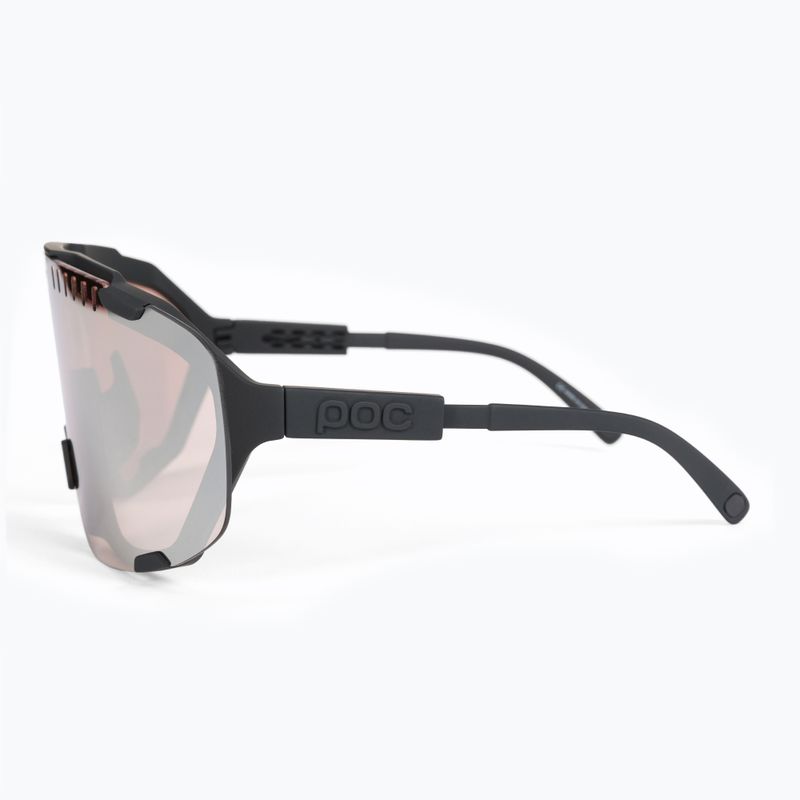 Okulary przeciwsłoneczne POC Devour uranium black/clarity trail silver 4