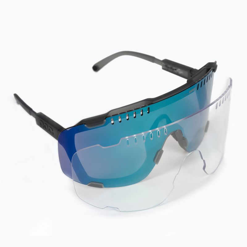 Okulary przeciwsłoneczne POC Devour uranium black/grey/deep green mirror 6