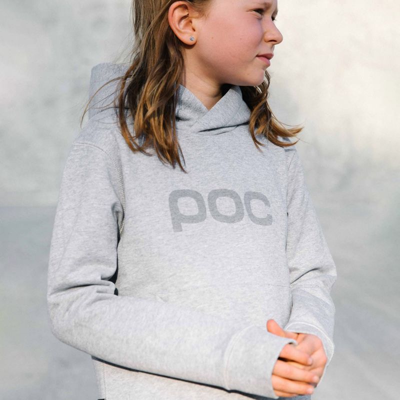 Bluza dziecięca POC 61609 Hood Jr grey/melange 3