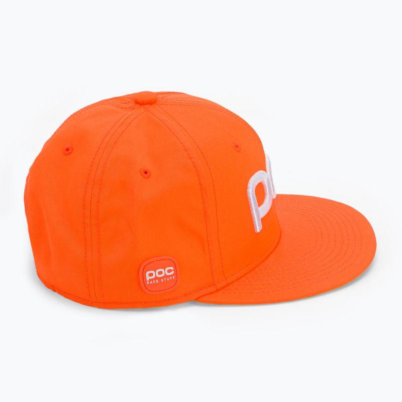 Czapka z daszkiem POC Race Stuff fluorescent orange 2