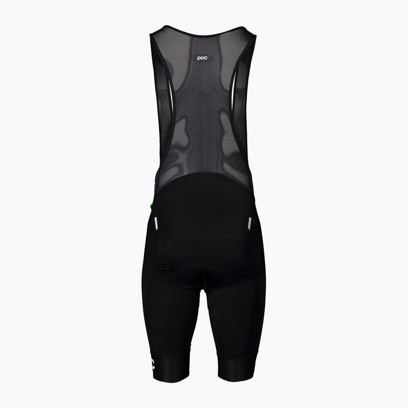 Spodenki rowerowe męskie POC Thermal VPDs Bib Shorts uranium black 2