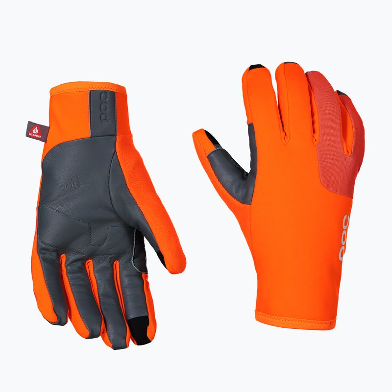 Rękawiczki rowerowe POC Thermal zink orange