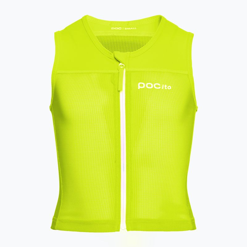 Kamizelka ochronna dziecięca POC Pocito VPD Air Vest Jr fluorescent yellow/green