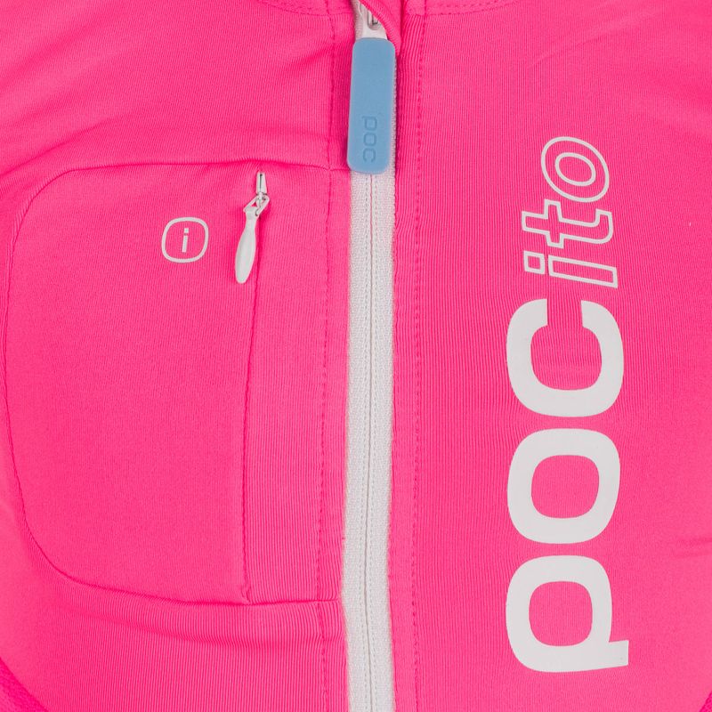 Kamizelka ochronna dziecięca POC POCito VPD Air Vest fluorescent pink 4