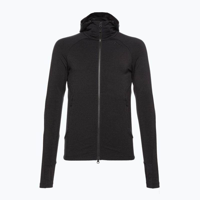 Bluza męska POC Merino Zip Hood uranium black 2