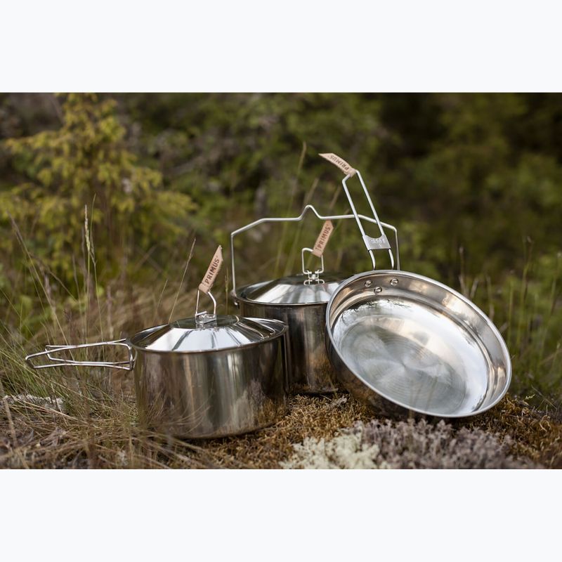 Zestaw garnków Primus CampFire Cookset 1 l + 1,8 l + patelnia 2