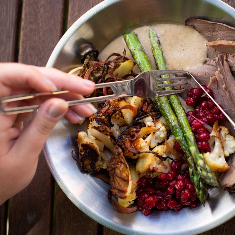 Sztućce turystyczne Primus Leisure Cutlery blue 2