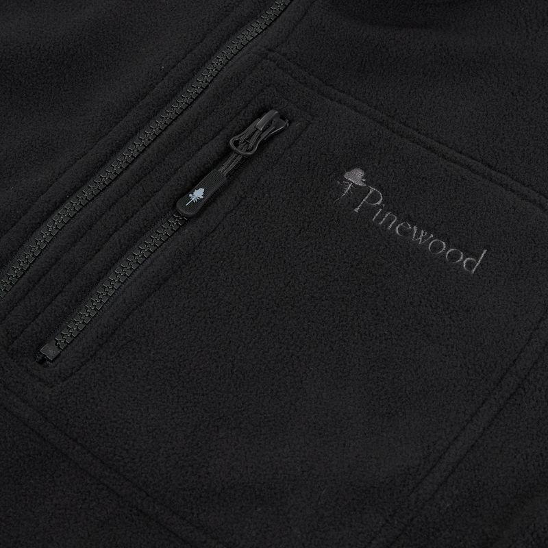 Bluza trekkingowa damska Pinewood Finnveden Fleece black 3