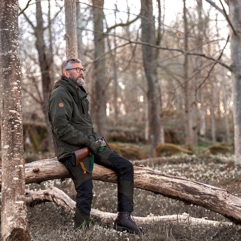 Spodnie trekkingowe męskie Pinewood Caribou TC Extreme moss green/black 7