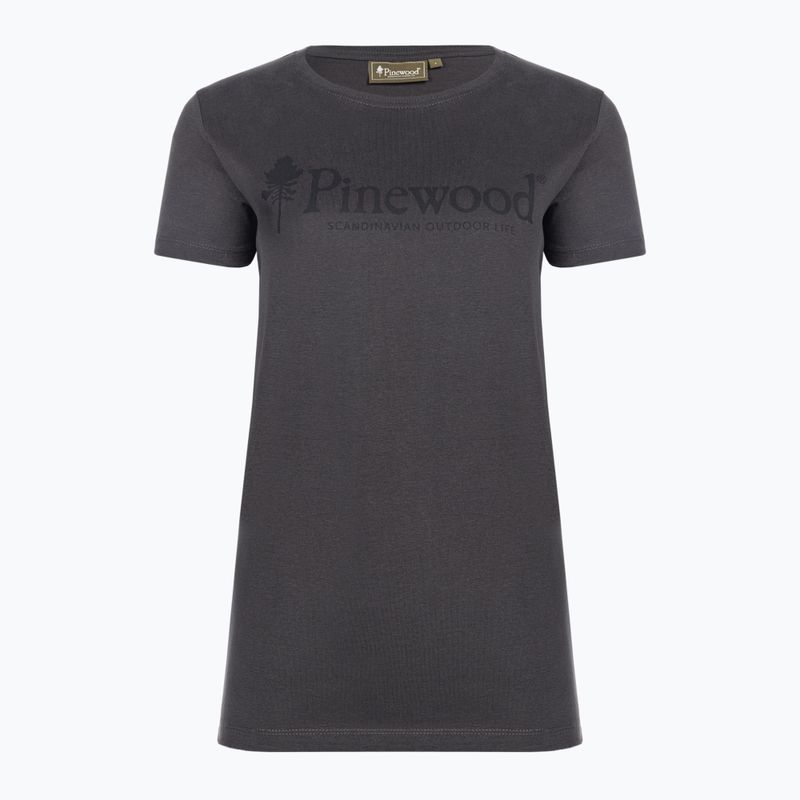 Koszulka damska Pinewood Outdoor Life dark anthracite