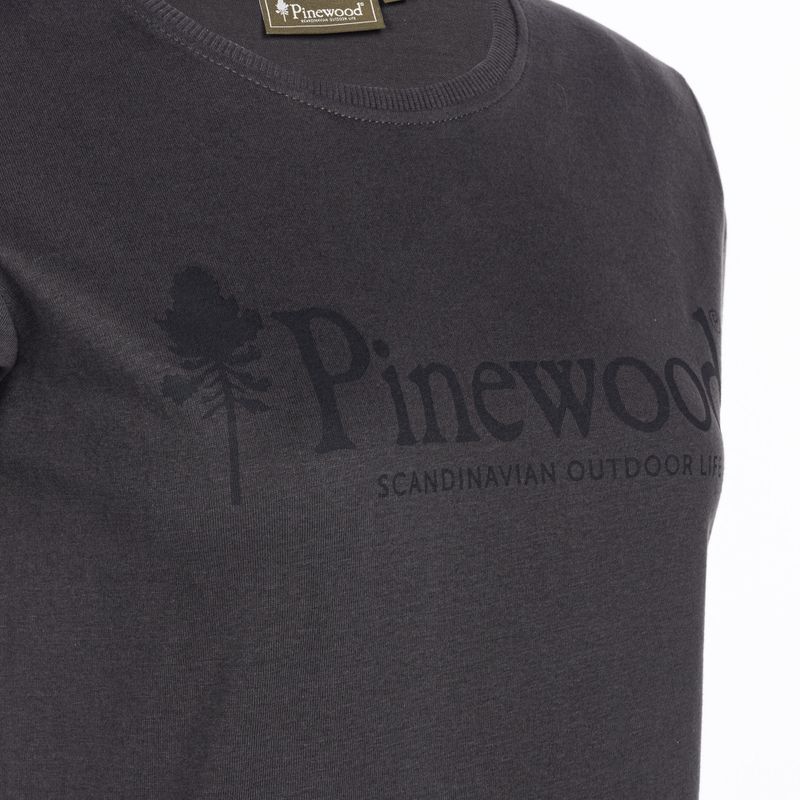 Koszulka damska Pinewood Outdoor Life dark anthracite 3
