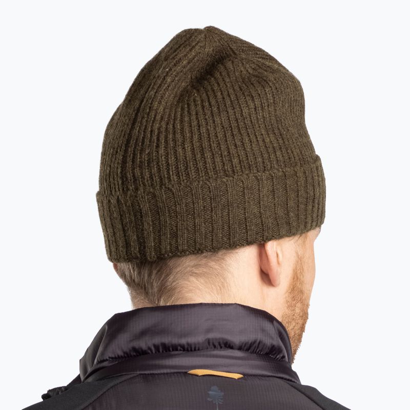 Czapka zimowa Pinewood Knitted Wool mossgreen mel 7