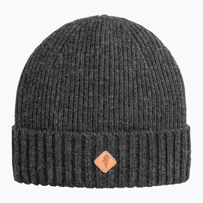 Czapka zimowa Pinewood Knitted Wool dark anthracite mel 6