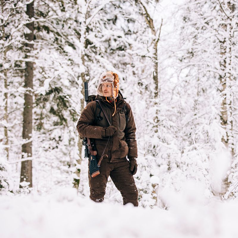 Kurtka ocieplana męska Pinewood Abisko Småland 2.0 suede brown 8