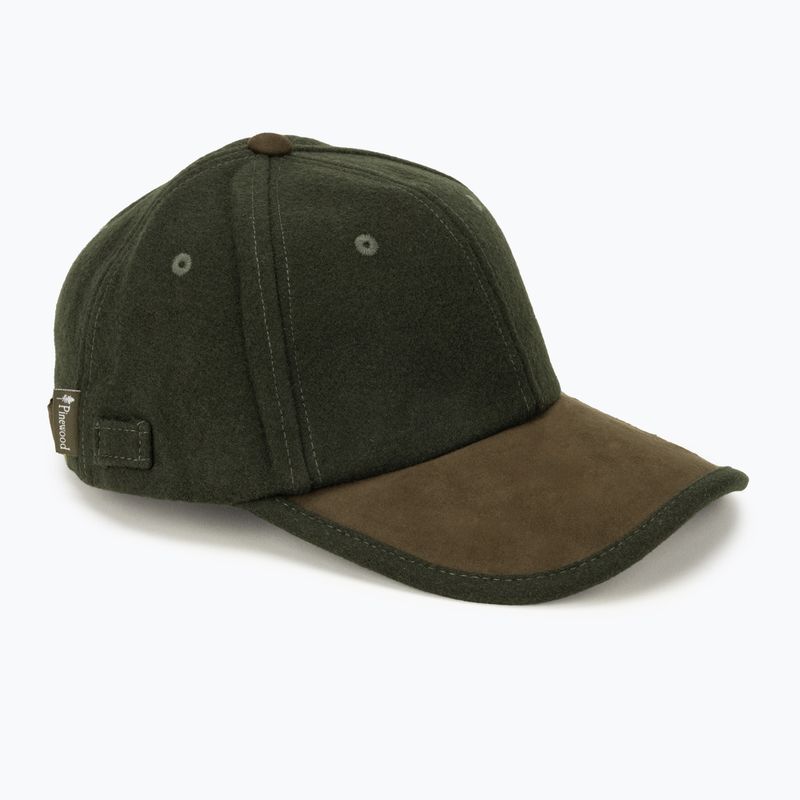 Czapka z daszkiem Pinewood Edmonton Exclusive mossgreen/suede brown