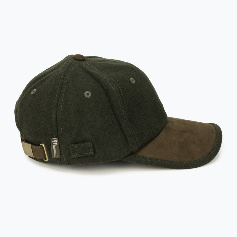 Czapka z daszkiem Pinewood Edmonton Exclusive mossgreen/suede brown 2