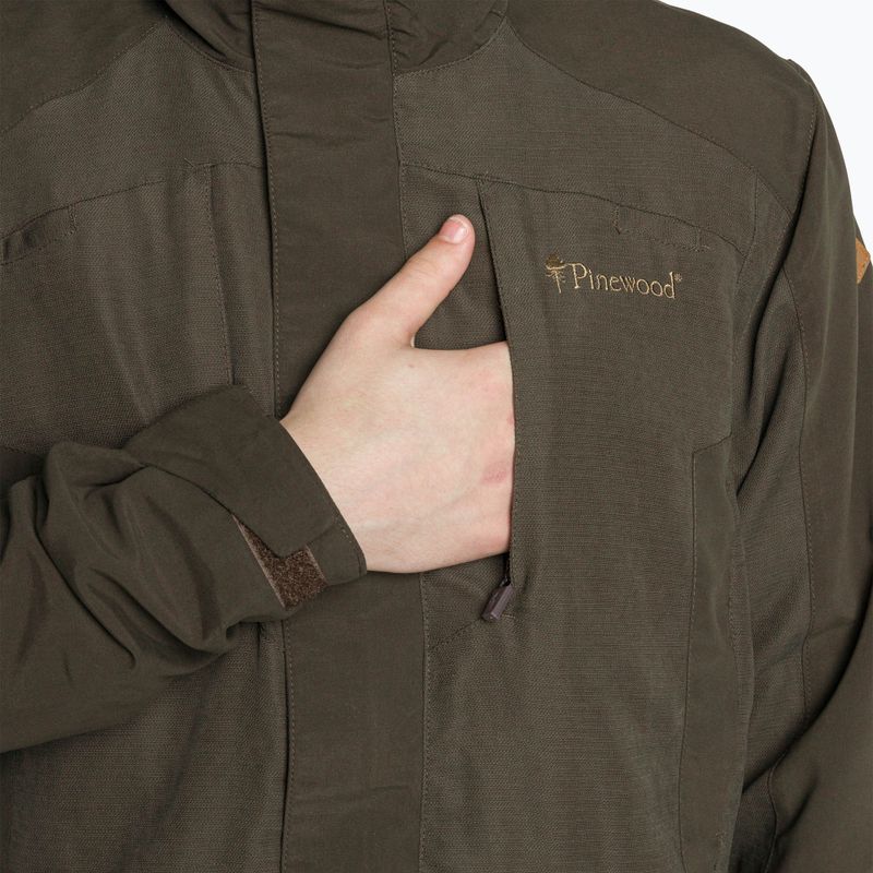 Kurtka przeciwdeszczowa męska Pinewood Smaland Light suede brown 3