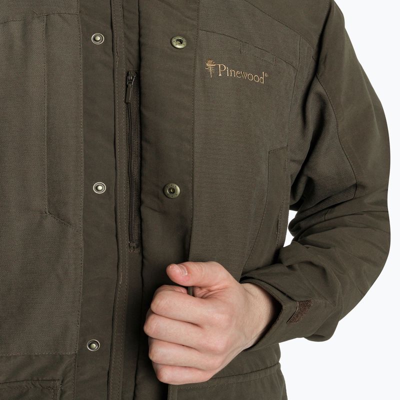 Kurtka przeciwdeszczowa męska Pinewood Smaland Light suede brown 5