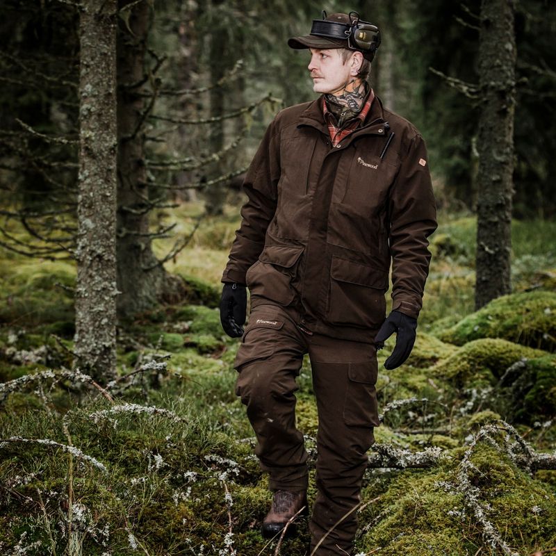 Kurtka przeciwdeszczowa męska Pinewood Smaland Light suede brown 15